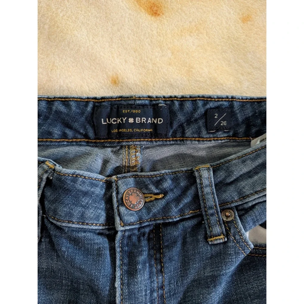 Lucky Brand Lolita Skinny Jeans Womens 2/26 Medium Wash Blue Denim 7WP1026619B3